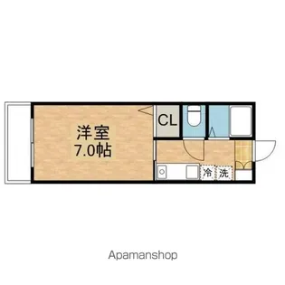 クレスト【1階】の間取り