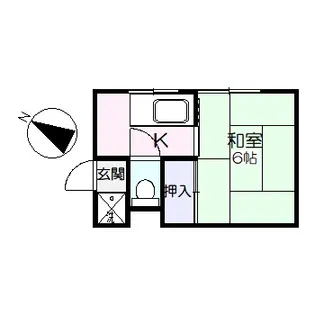 いぶき荘【2階】の間取り