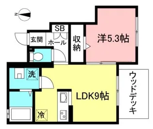 マメゾン【1階】の間取り