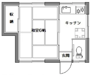 第二芙蓉荘【2階】の間取り