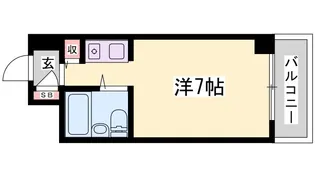 ウイングス北平野【2階】の間取り