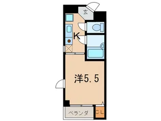 蒼光ビル【5階】の間取り