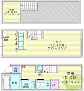 バークレープレイス【1階】の間取り