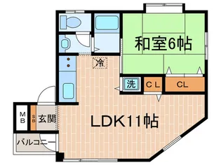 バーベナ【4階】の間取り