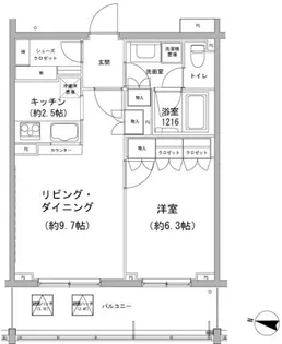 東京都大田区石川町2【マンション】の間取り