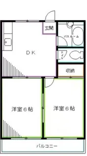 チェリーハイツ吉祥寺【1階】の間取り