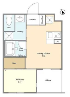 Pair FLAT【3階】の間取り