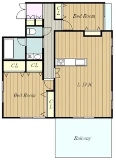 エポック.ASA【3階】の間取り