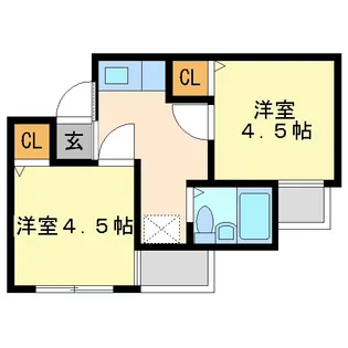 アイビーハイム【3階】の間取り