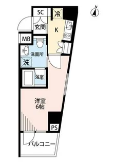 プレール・ドゥーク横濱紅葉坂【3階】の間取り