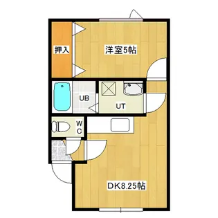 ブロッサムK【2階】の間取り