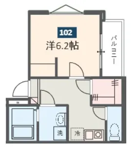 埼玉県春日部市大場【アパート】の間取り