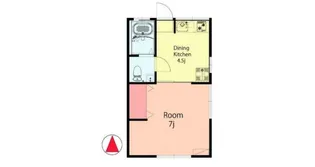 第2丸池ハイツ【1階】の間取り