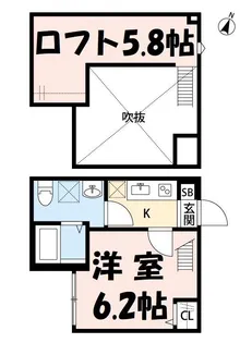 カムリン2【1階】の間取り
