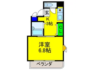 カルムIV【3階】の間取り