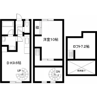 フローラII【1階】の間取り