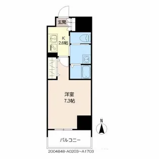 ジェイグランコート大濠公園【12階】の間取り