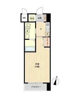 アントラ立町【9階】の間取り