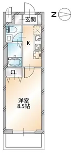 KDXレジデンス溝の口【4階】の間取り