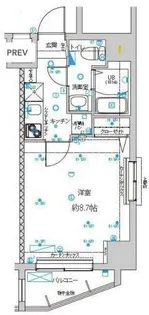 グランドパーク親水公園【9階】の間取り