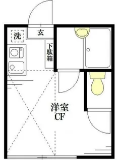 エコー武蔵関【2階】の間取り