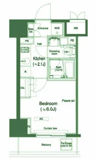 カスタリア大森II【10階】の間取り