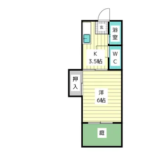 アルス極楽 C棟【1階】の間取り