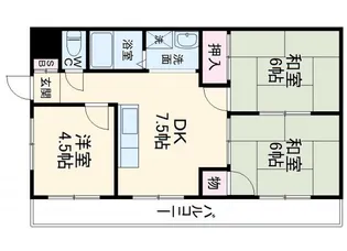 グリーンエース【3階】の間取り