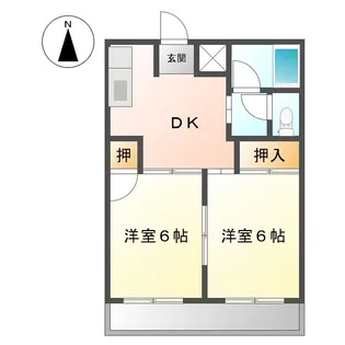 メゾンプロムナ【1階】の間取り