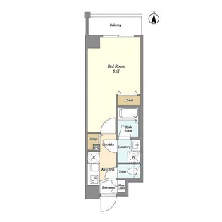 Divre 森下【5階】の間取り