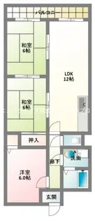 オーハウズ30【3階】の間取り