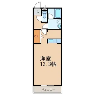 ボヌール・メゾン【3階】の間取り