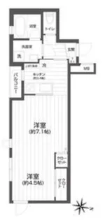 メイクスデザイン用賀【3階】の間取り