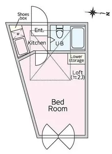 アーク中野3丁目【2階】の間取り