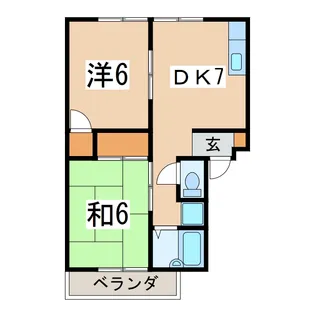 サウザンアイランド【1階】の間取り