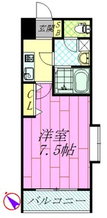 ニューアローズMIII【4階】の間取り