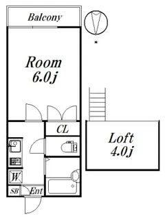 ブルーベル上井草【1階】の間取り