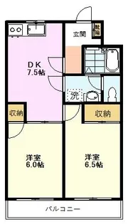 パール・ハイツ【2階】の間取り