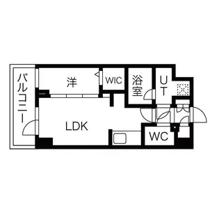 シーズンフラッツ高田馬場リバーサイドノース【3階】の間取り