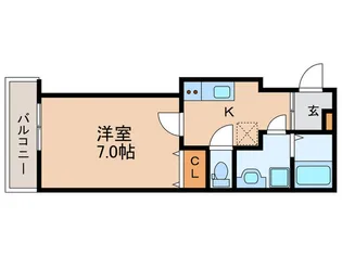 ビエノス京都花園【1階】の間取り