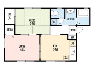 サンエミール【1階】の間取り