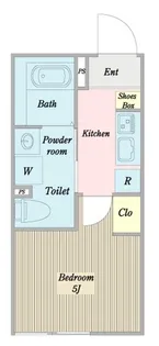 メゾンソレイユ【3階】の間取り