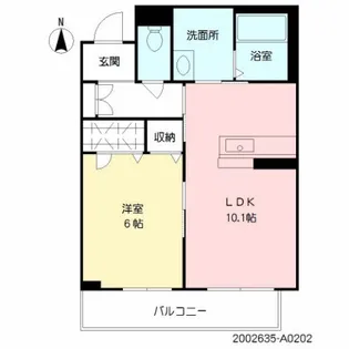 クラングII【2階】の間取り