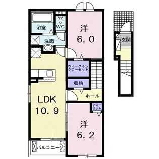 アーバンツリーI【2階】の間取り