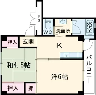 ビレッジハウス白鳥1号棟【3階】の間取り