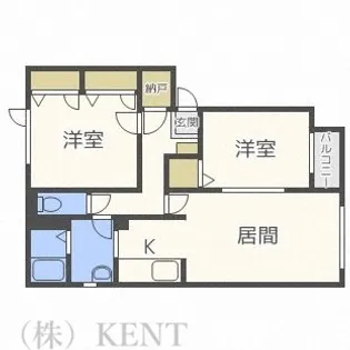 プリュニエIII【2階】の間取り