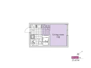 EXAM落合南長崎【2階】の間取り