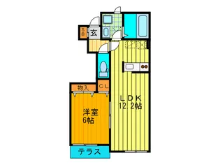 ベルリード守口【1階】の間取り
