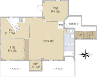 キャッスル小豆沢【2階】の間取り