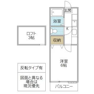 パークサイドインS【1階】の間取り